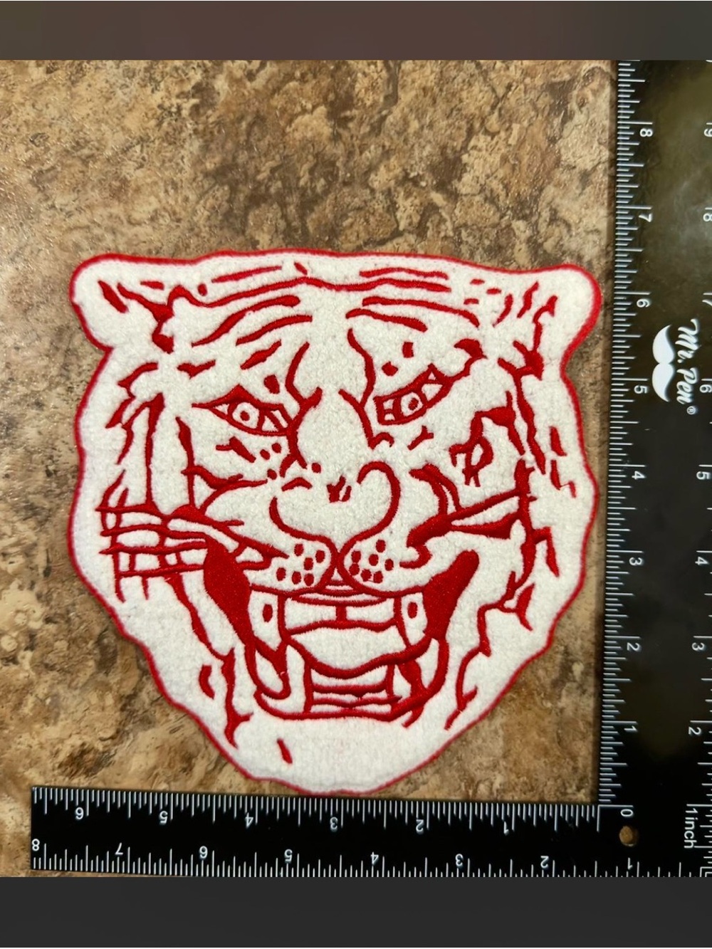 Polo by Ralph Lauren Red and White Tiger Patch